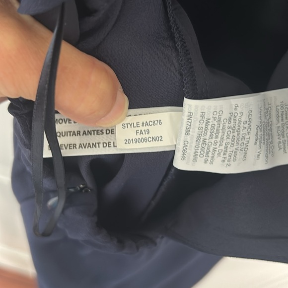 J. Crew Women’s Navy Blue Jumpsuit Size 4 - Picture 10 of 12